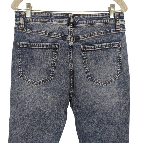 Boston Proper high-rise distressed straight leg Women's Jeans size‎ 10 - Picture 5 of 14